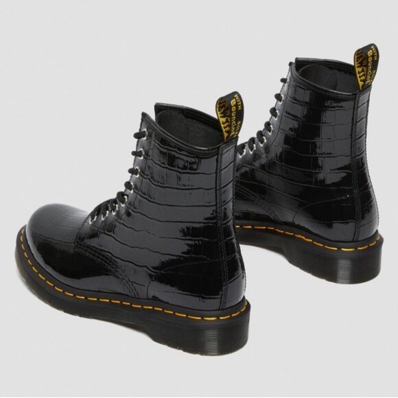 Dr. Martens Glossy Black Ankle Booties - Picture 11 of 14